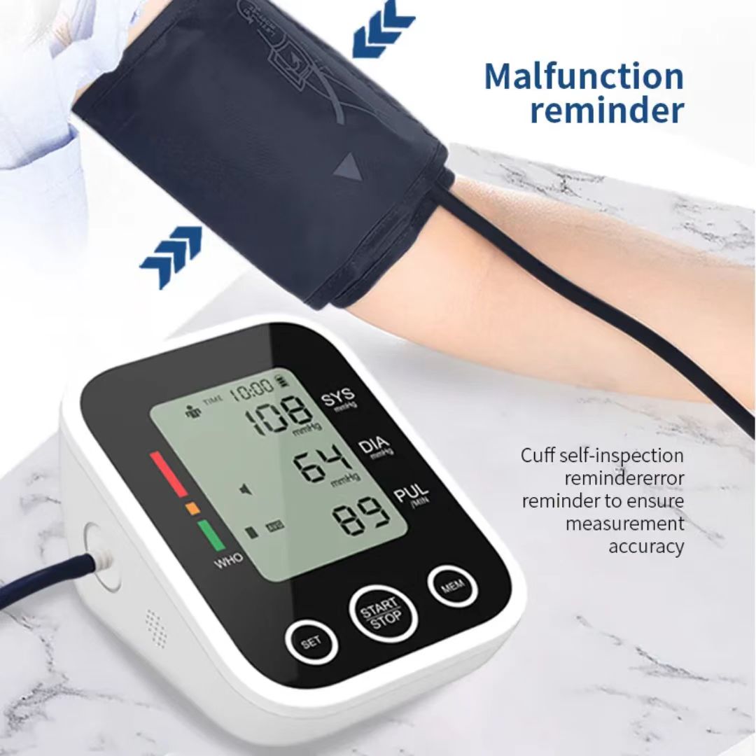 Home automatic voice upper arm digital electronic blood pressure monitor BP machine