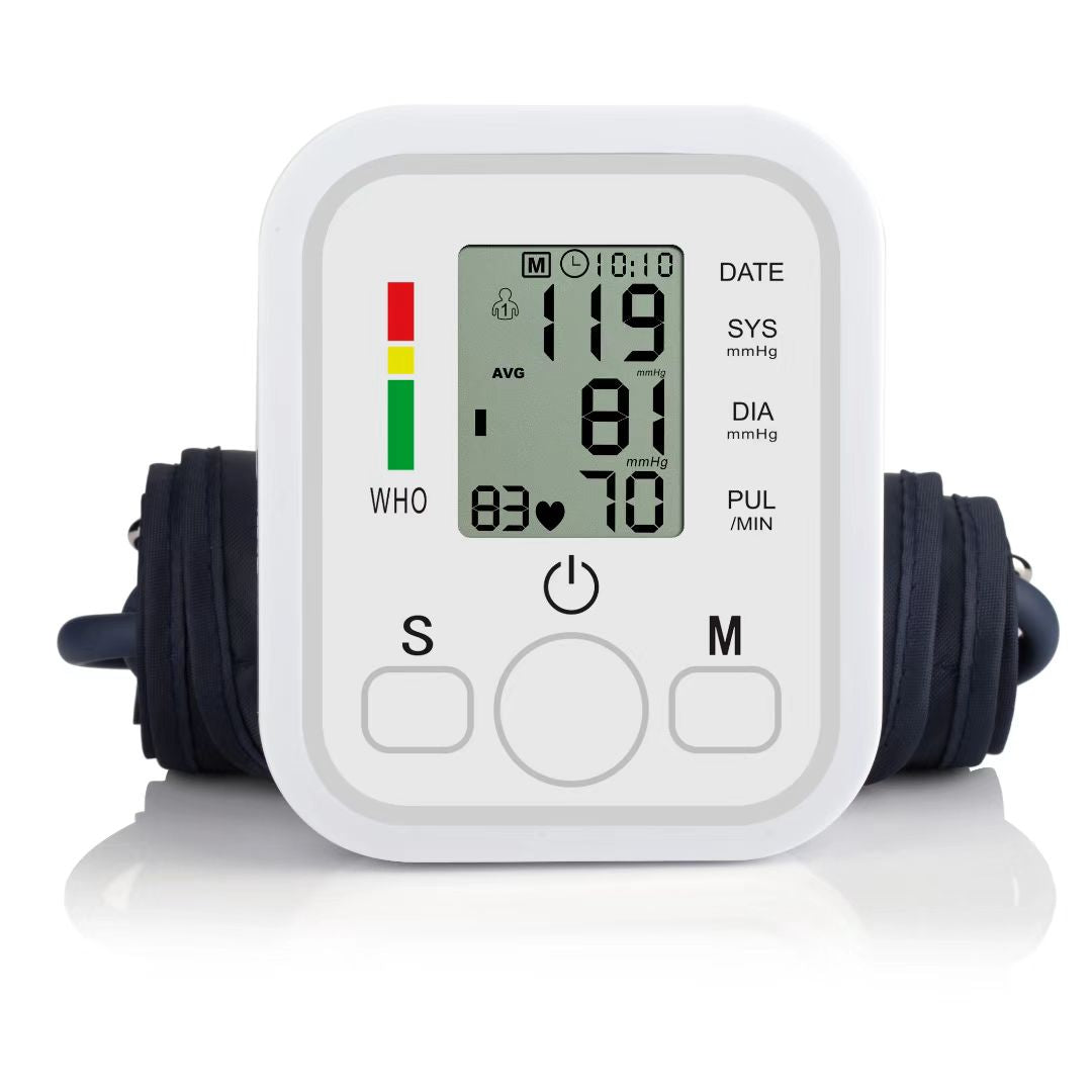 Wholesale high-quality LCD display home upper arm digital electronic blood pressure monitor BP