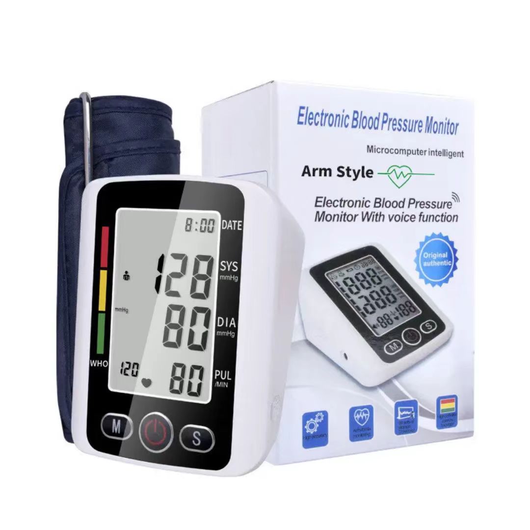 Bluetooth charging multi-voice upper arm digital electronic blood pressure monitor