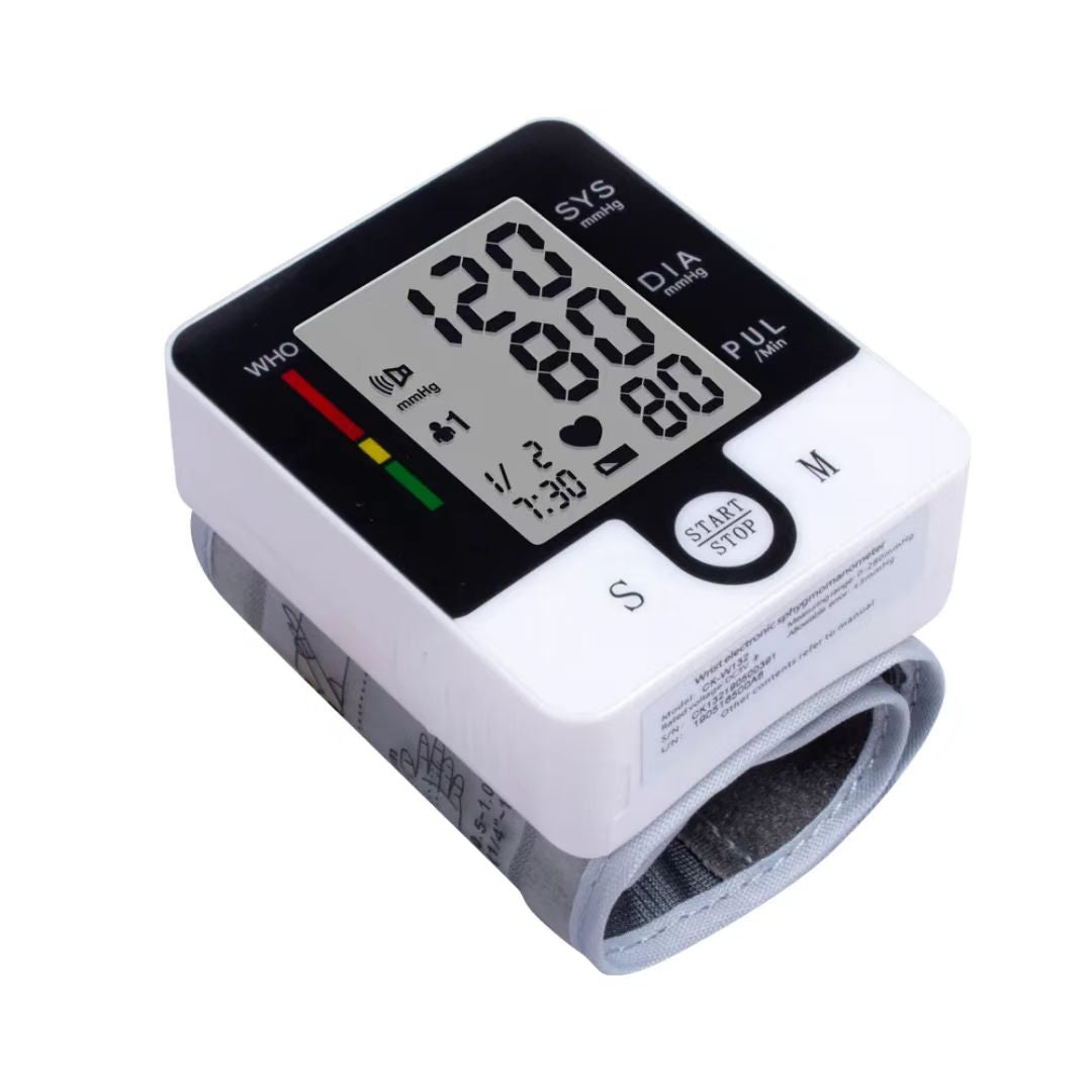Hot-selling smart wrist voice-broadcast digital electronic blood pressure monitor