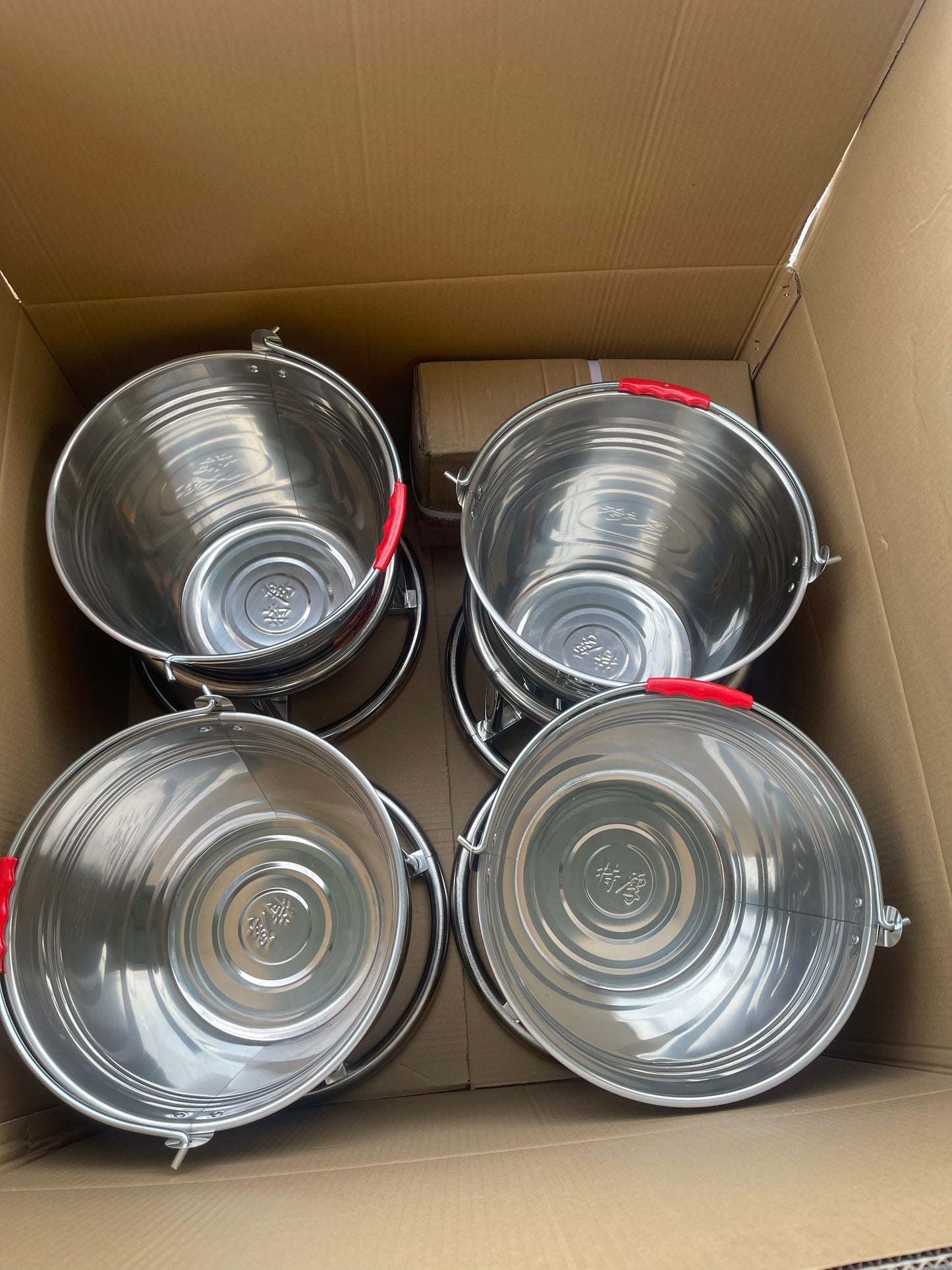 304 Stainless Steel Mobile Medical Waste Bucket - Clinic/Hospital Sanitary Disposal Container