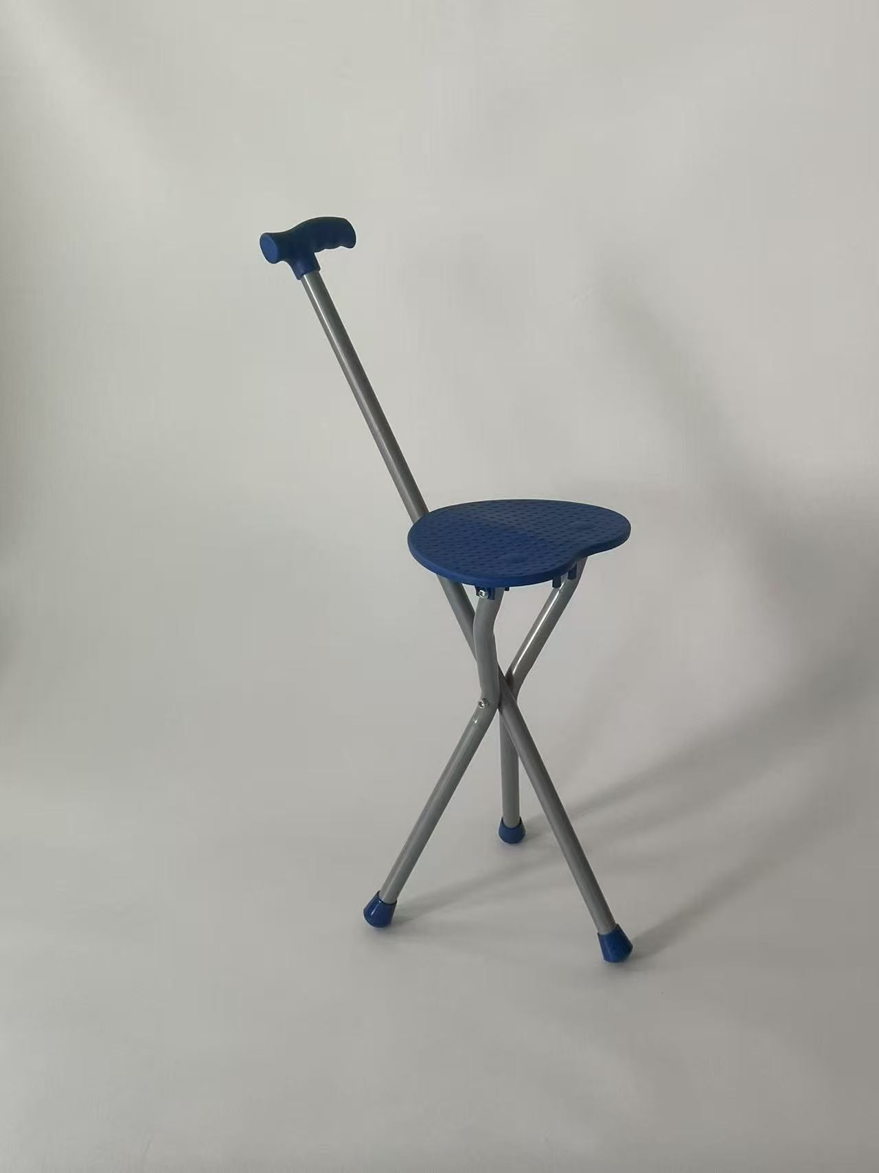 Folding Walking Cane with Seat / Walking Stick Stool