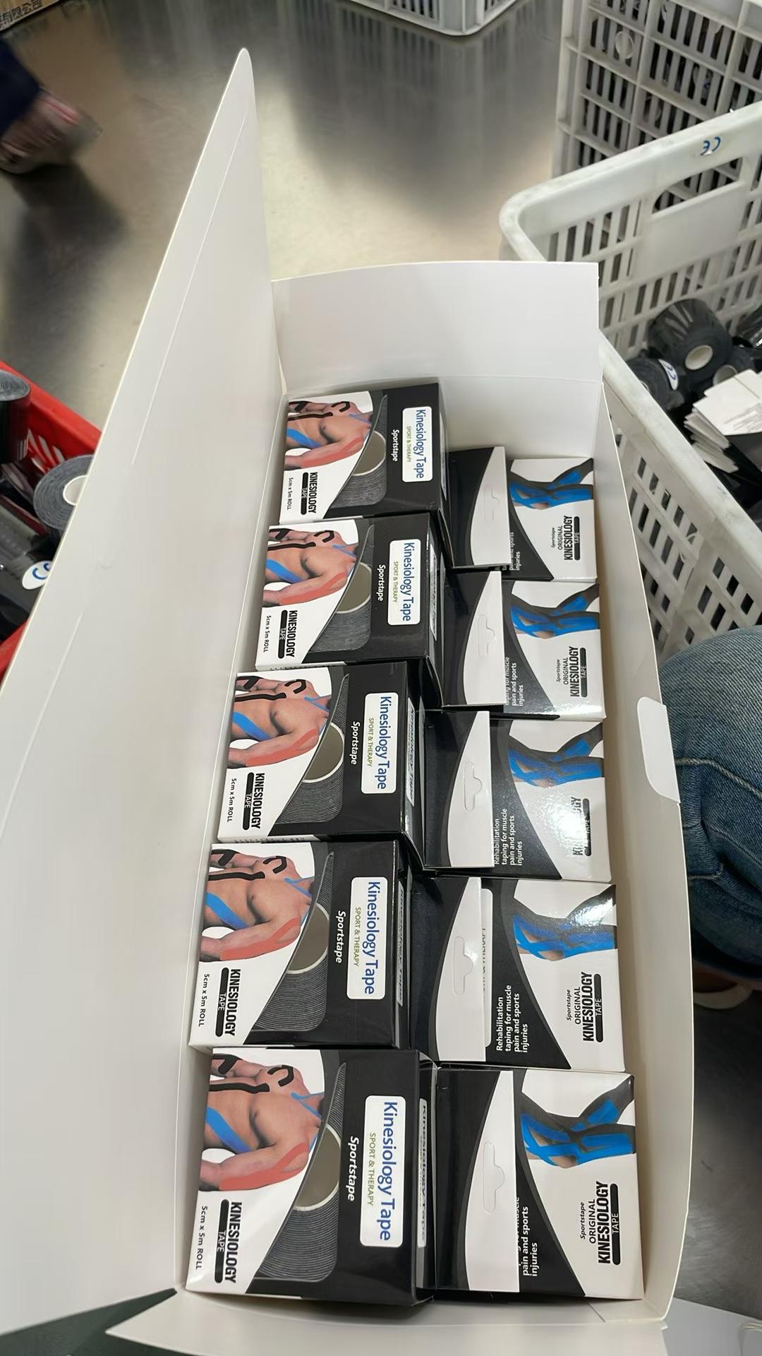 Kinesiology Tape Sports Therapy: Waterproof Elastic Muscle Support Tape for Athletes, Pain Relief & Injury Recovery