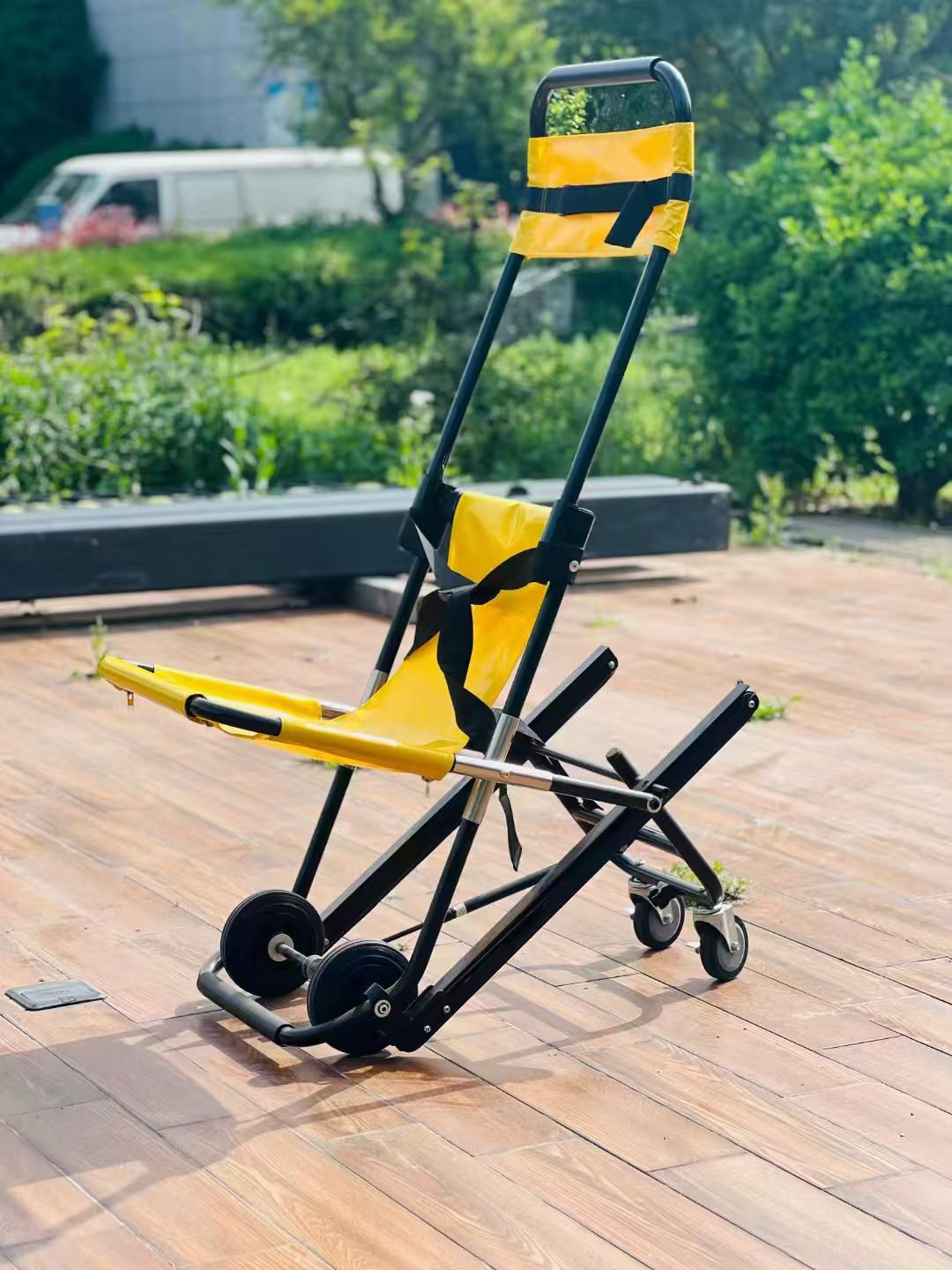 Lightweight Folding Aluminum Alloy Stair Evacuation Stretcher