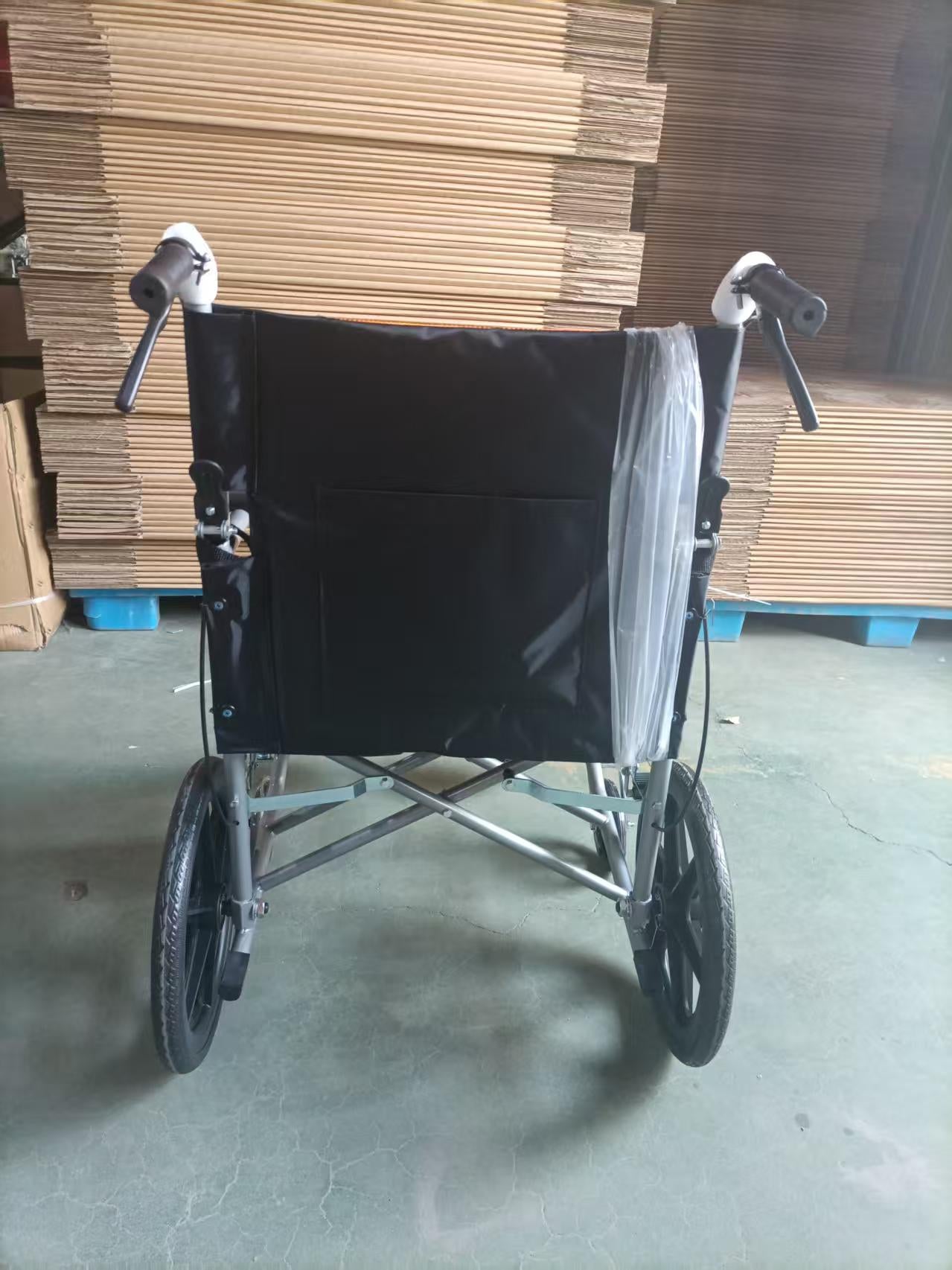 Orange & Black Solid Tire Wheelchair