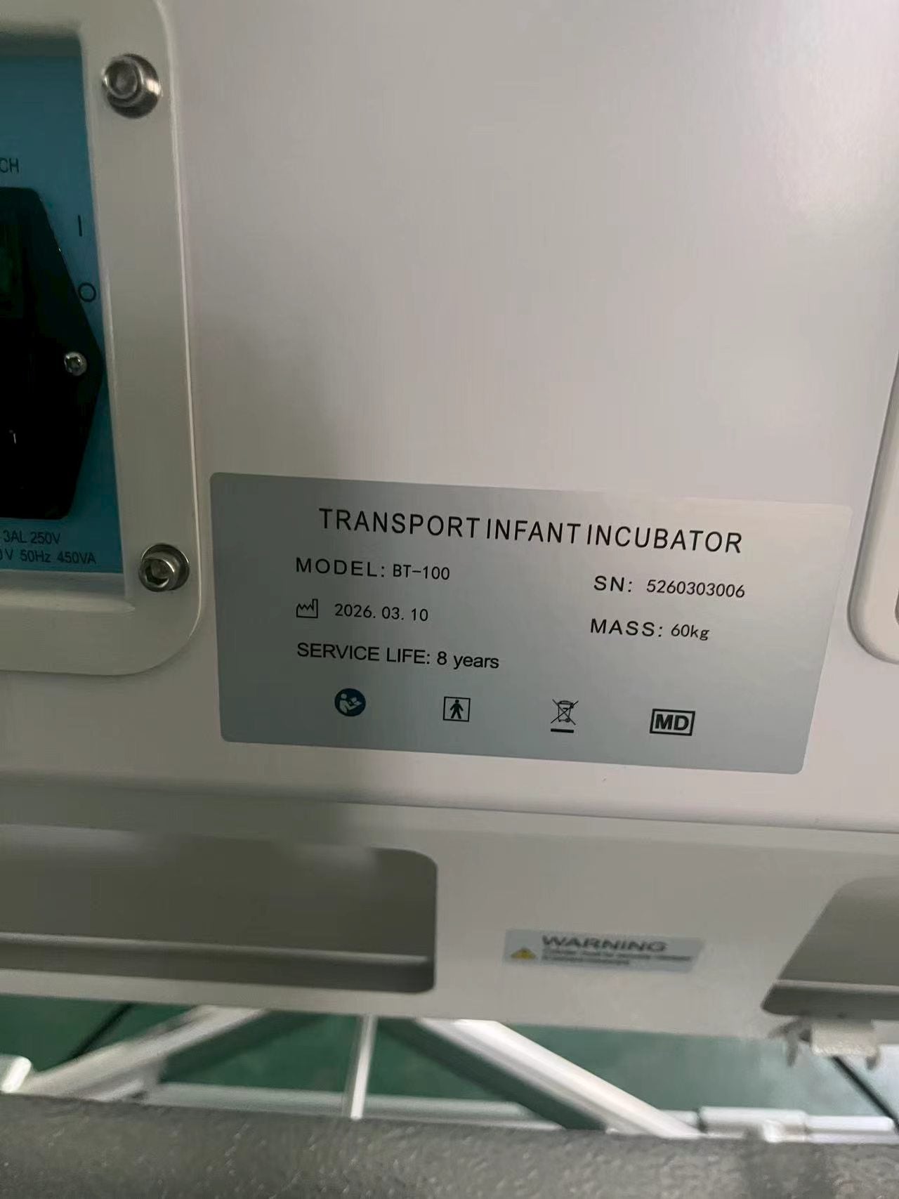 Transport Infant Incubator