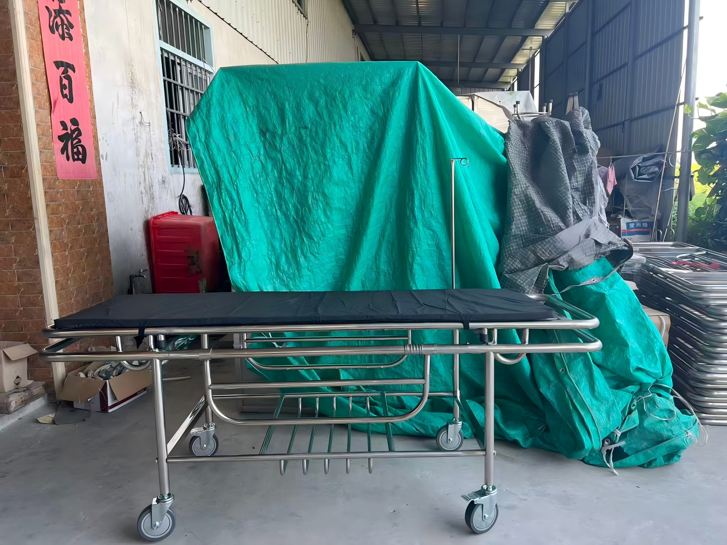 Stainless Steel Patient Stretcher Trolley