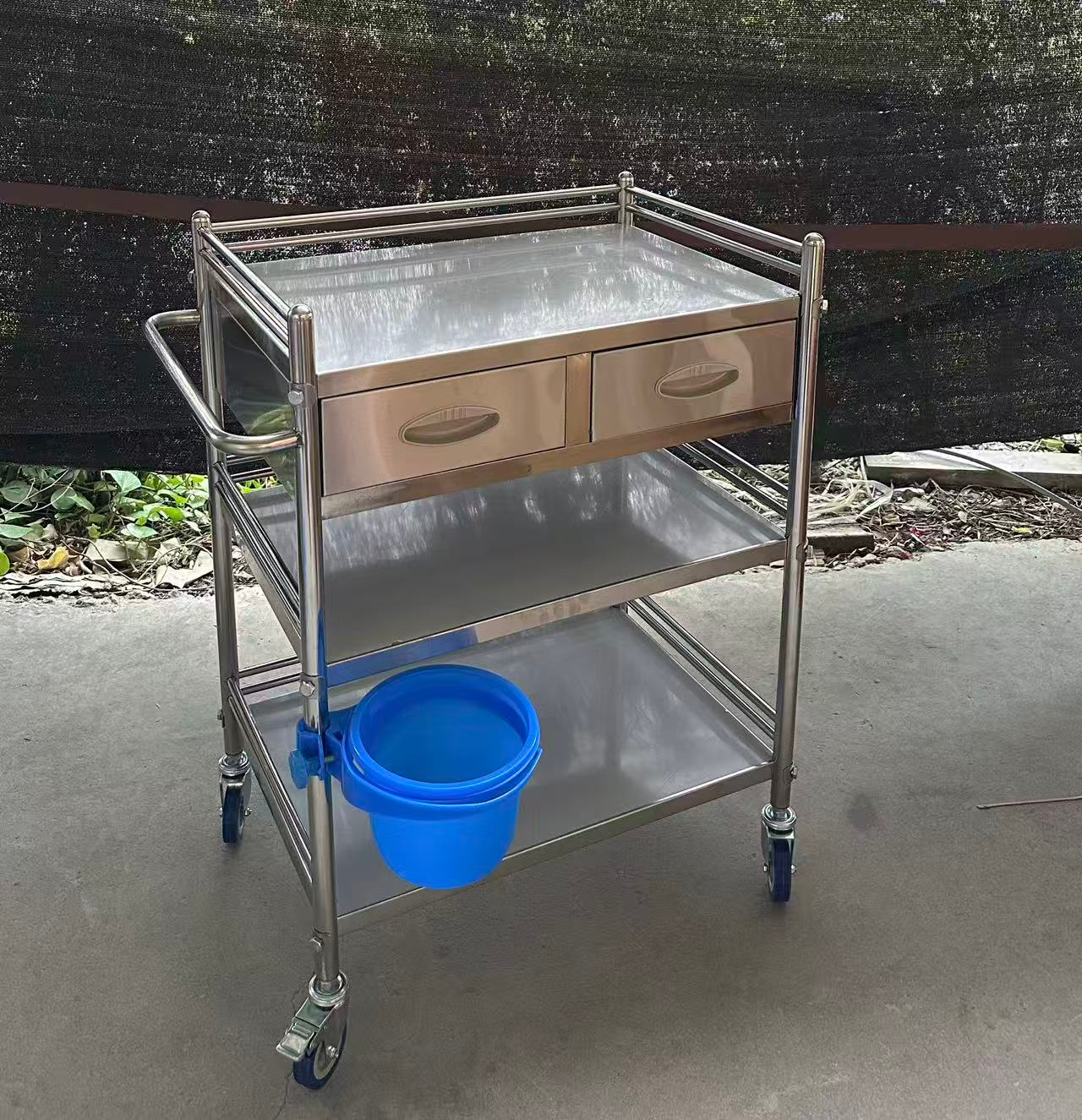 Stainless Steel Medical Treatment Trolley