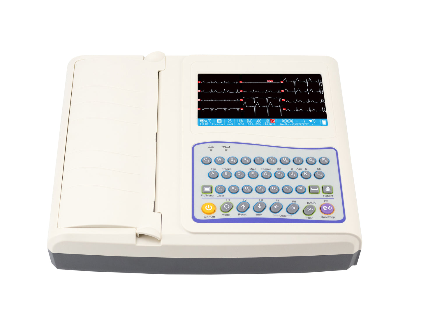 12 - Channel Electrocardiograph With Built - in Printer