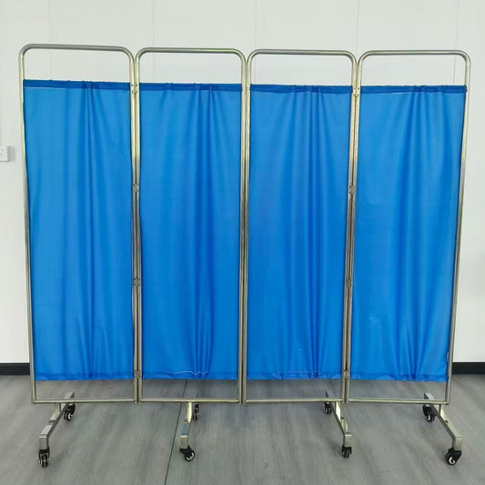 Stainless Steel Four-panel Folding Screen