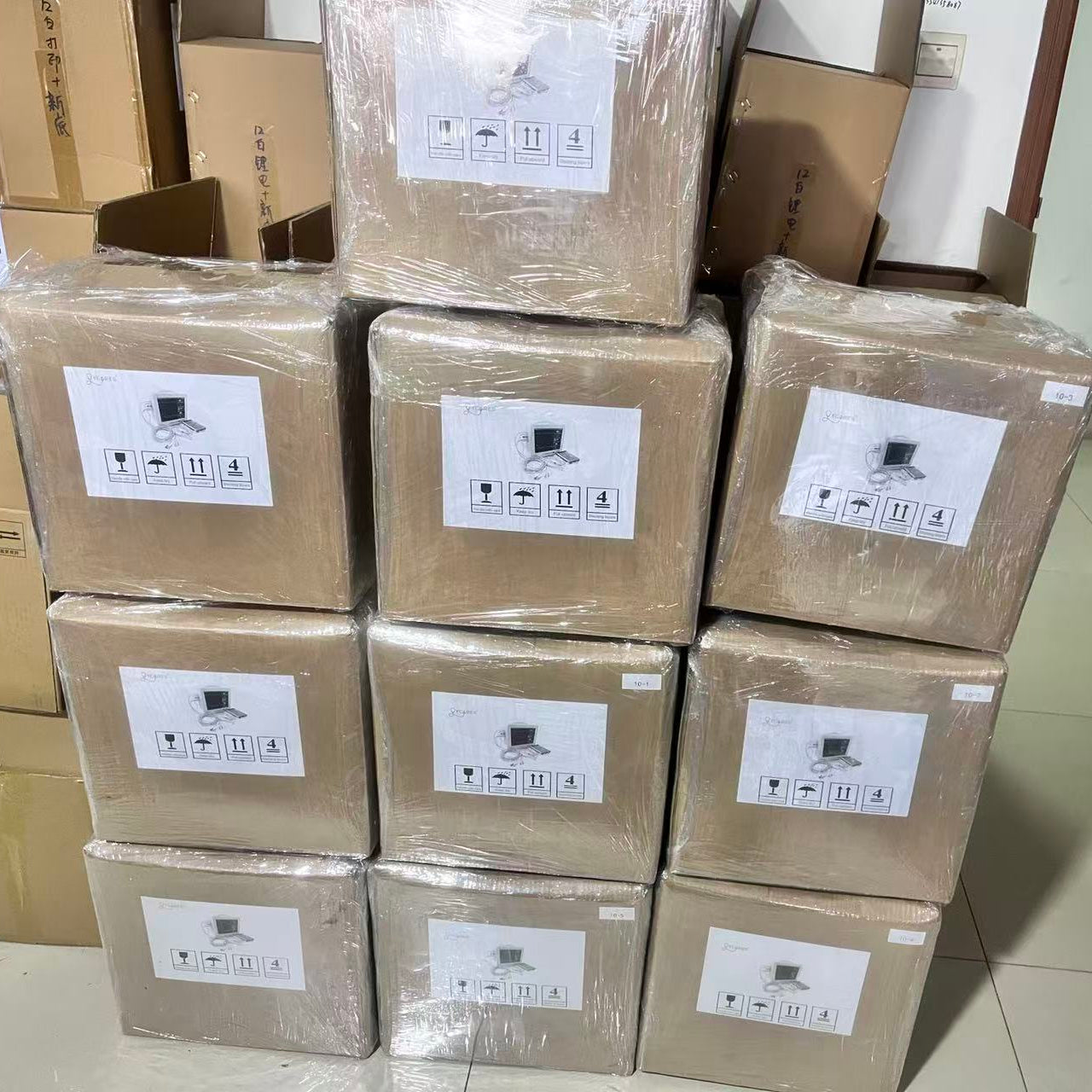 Multiparameter Patient Monitor: 6 Vital Signs (ECG/NIBP/SpO₂) | 12.1" TFT Display | 3H Battery