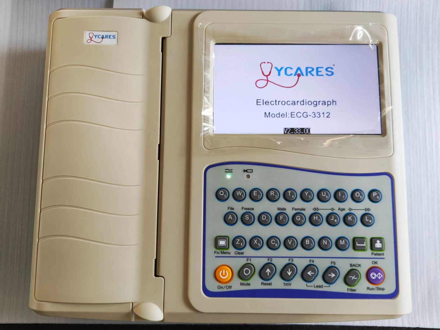 12 - Channel Electrocardiograph With Built - in Printer
