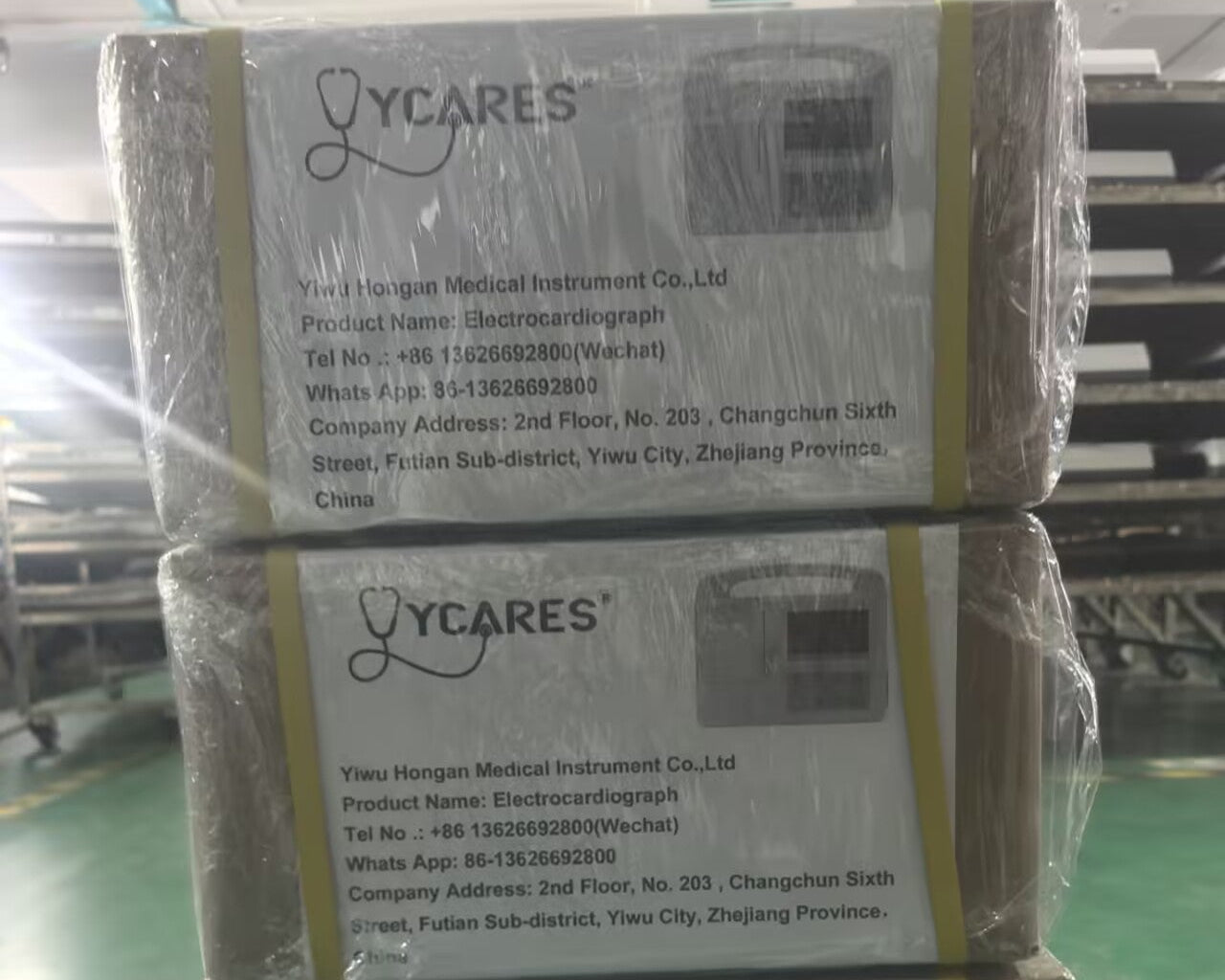 3-Channel ECG Monitor With Built-in Printer Portable ECG Machine For Home & Clinic Use