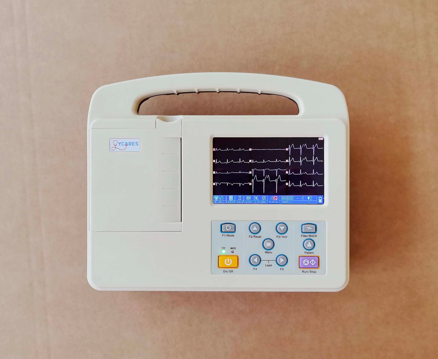 3-Channel ECG Monitor With Built-in Printer Portable ECG Machine For Home & Clinic Use