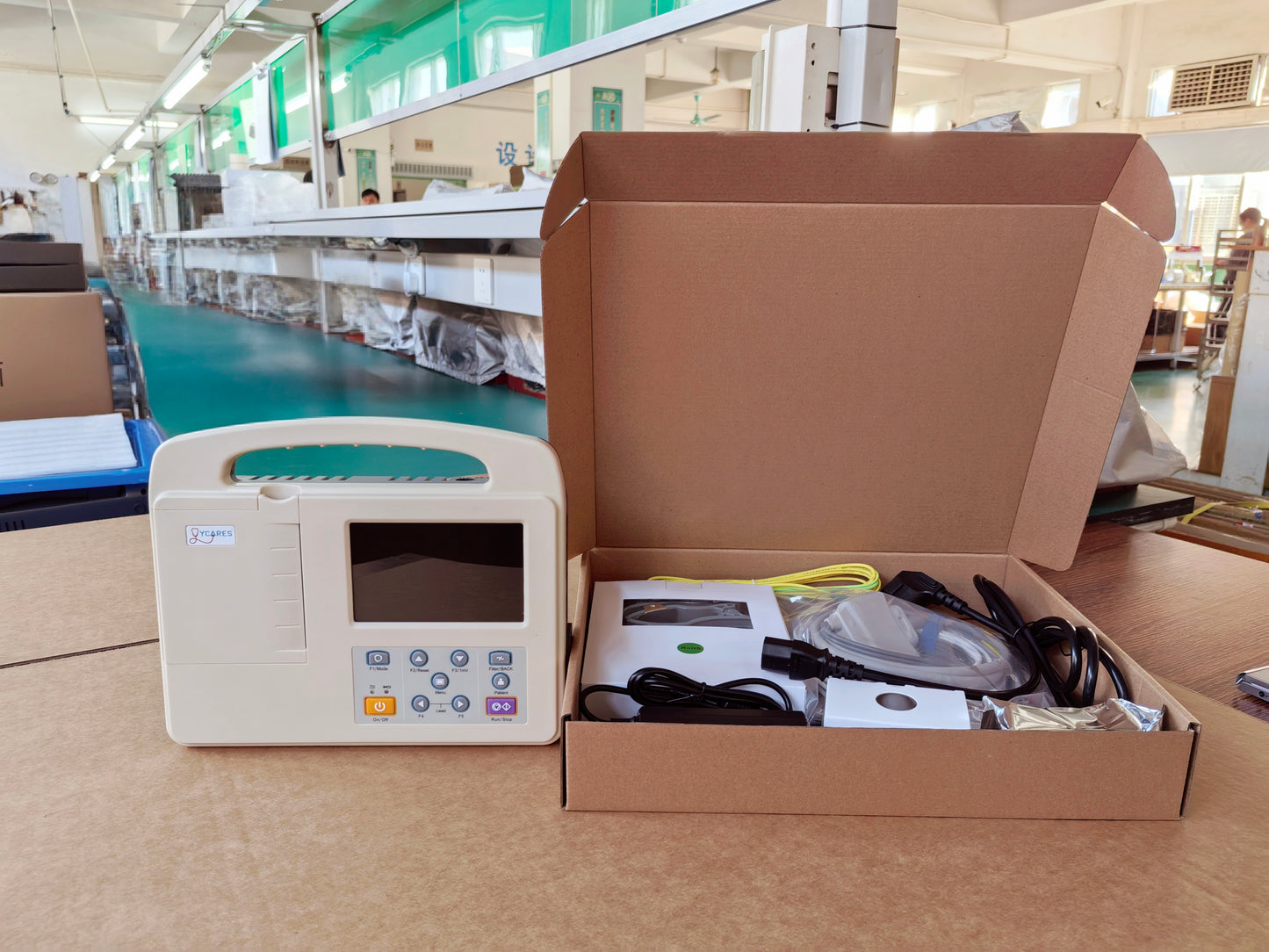 3-Channel ECG Monitor With Built-in Printer Portable ECG Machine For Home & Clinic Use