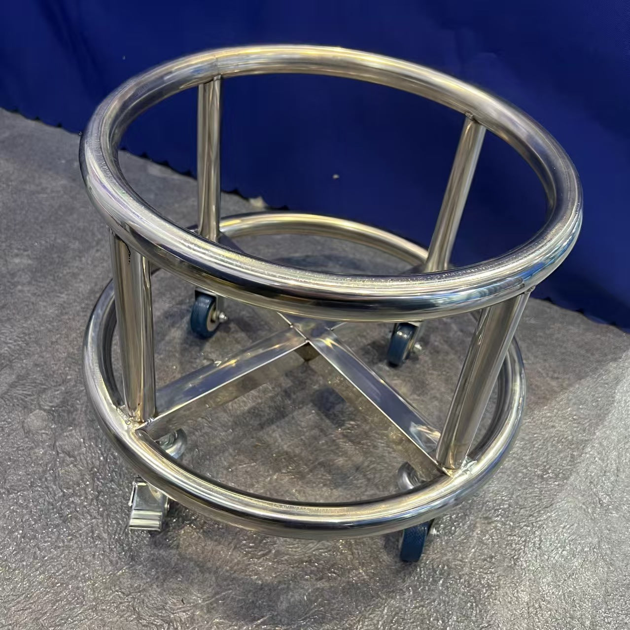 304 Stainless Steel Mobile Medical Waste Bucket - Clinic/Hospital Sanitary Disposal Container