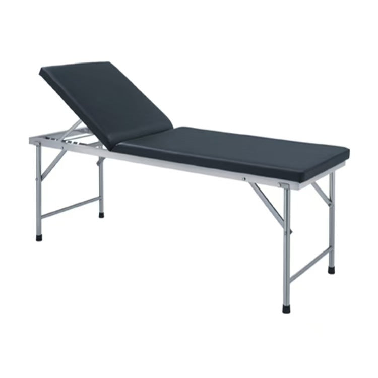 Stainless Steel Back-Lifting Examination Table with 5cm Thick Mattress (1900×600×750mm / 1900×600×700mm)