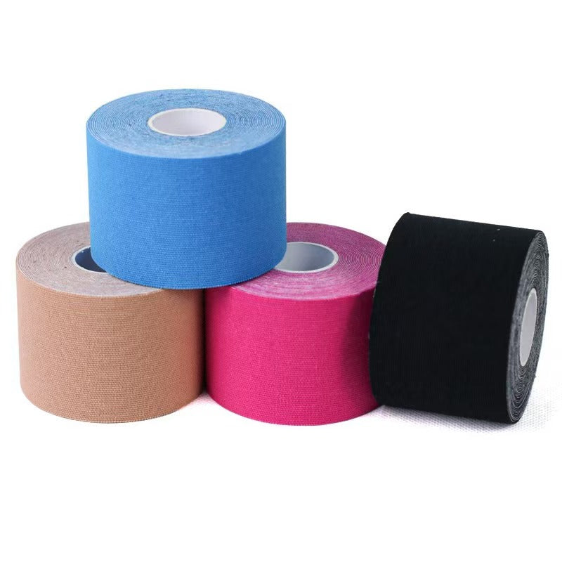 Kinesiology Tape Sports Therapy: Waterproof Elastic Muscle Support Tape for Athletes, Pain Relief & Injury Recovery