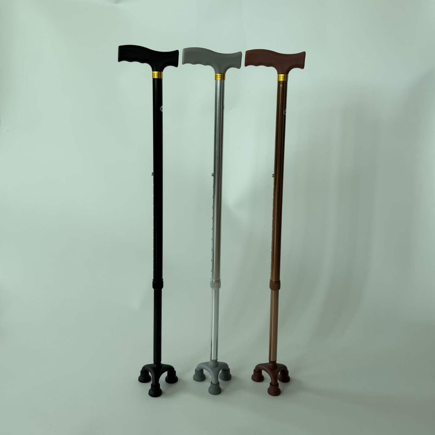 Lightweight 3 Prong Anti-slip Crutch