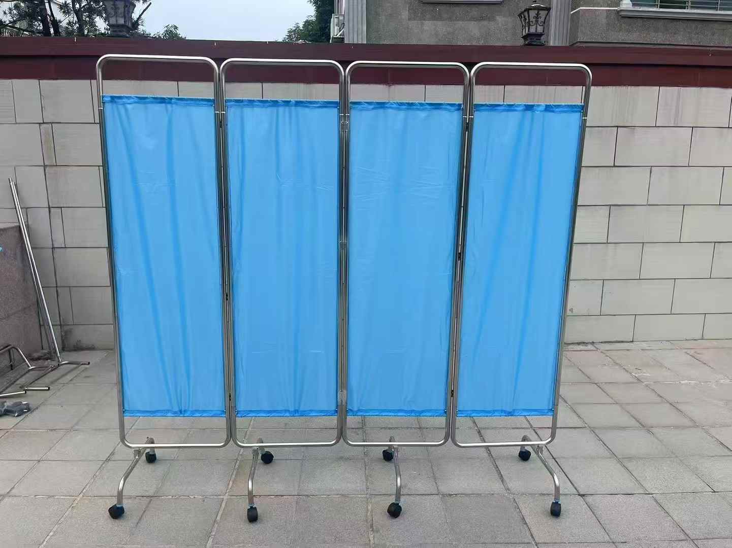 4-Panel Medical Folding Screen