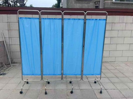 4-Panel Medical Folding Screen