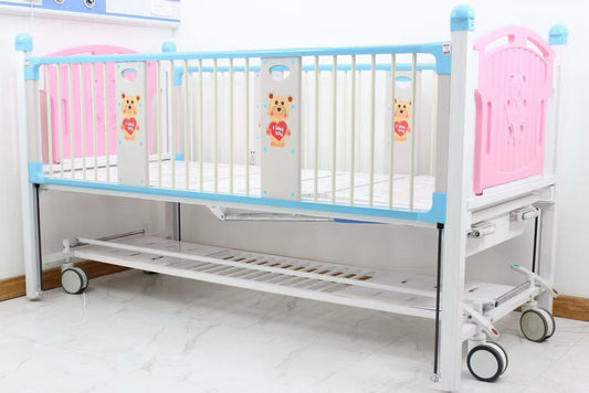 Manual Pediatric Hospital Bed / Children Nursing Bed