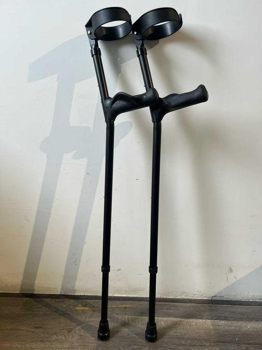 Adjustable Forearm Crutches, Lightweight Aluminum Elbow Crutches for Rehabilitation Walking