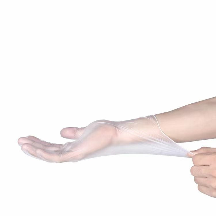Disposable 9 Inch Clear PVC Examination Gloves