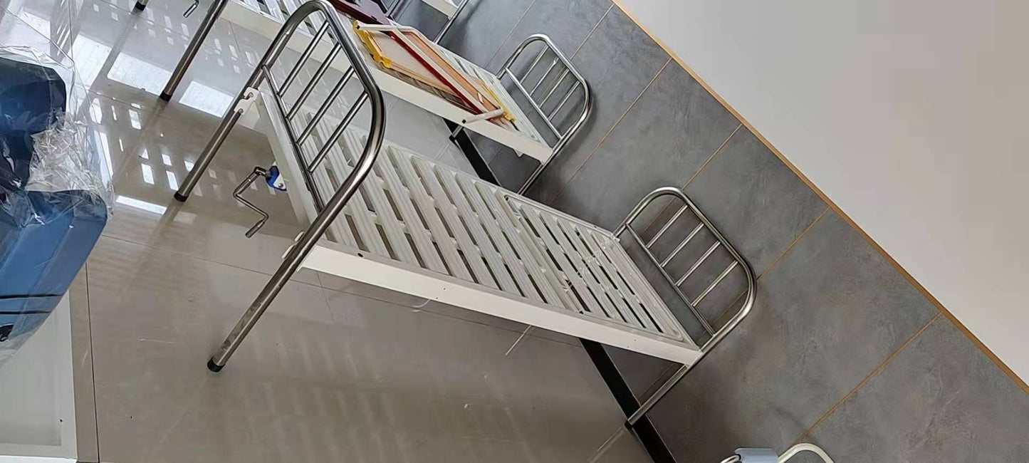 Stainless Steel Flat Hospital Bed