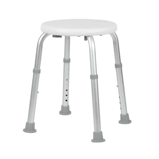 Round Non-Slip Shower Stool, Height Adjustable Bath Chair for Elderly, Disabled, Pregnant