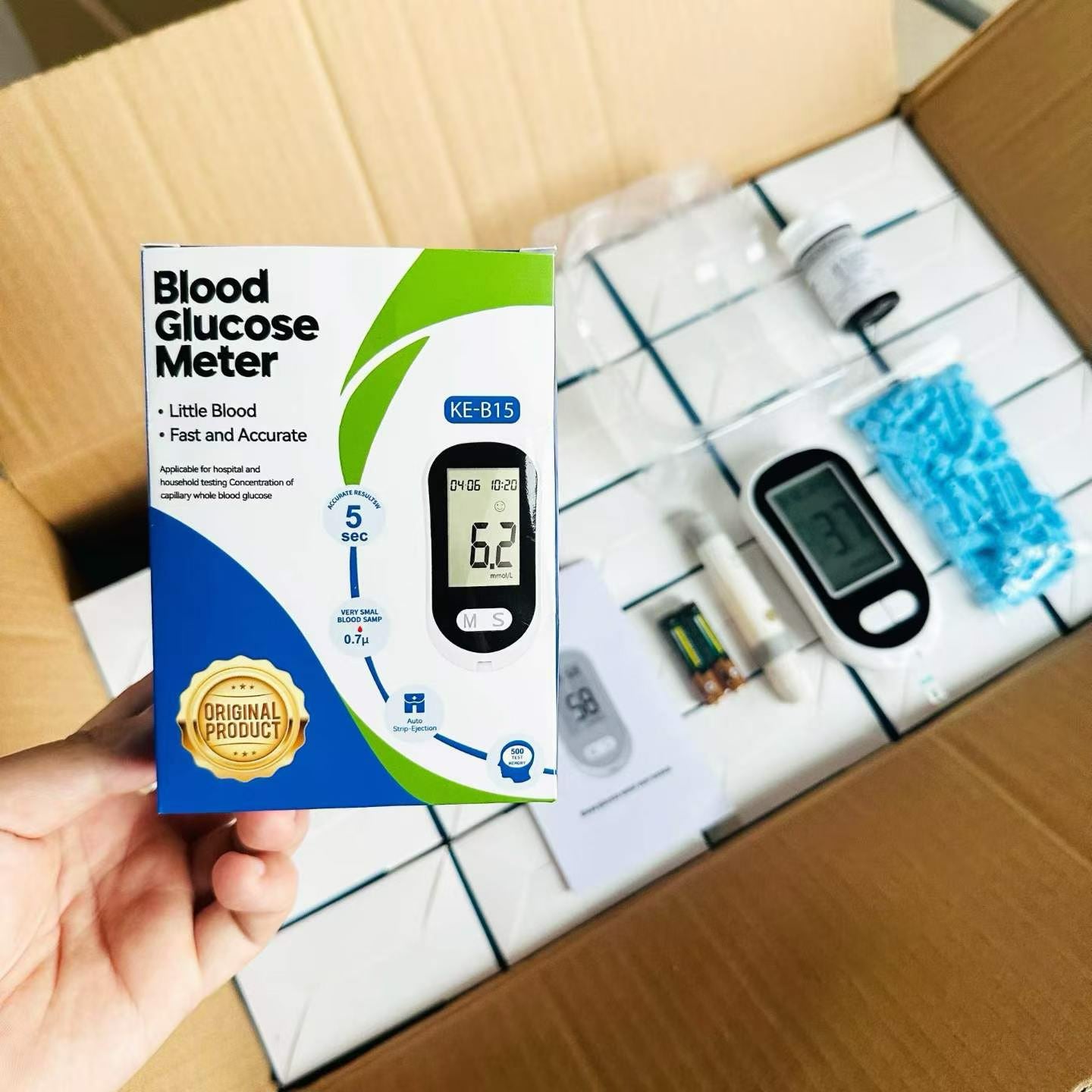 Digital Blood Glucose Meter For Home Use