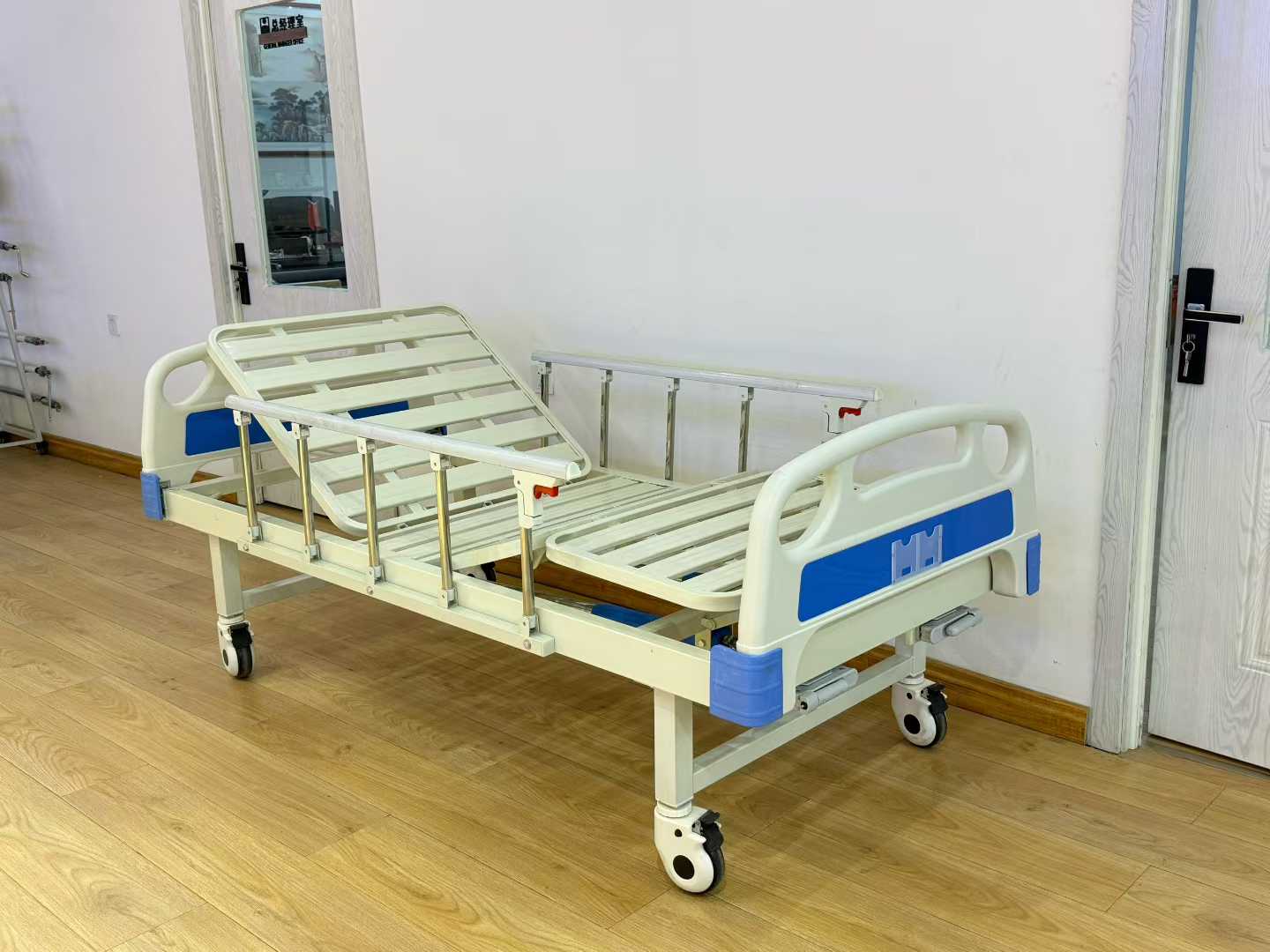 Perforated Panel Hidden Double Crank Bed