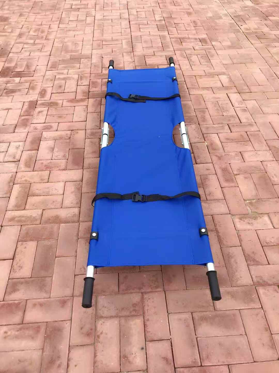 Aluminum Alloy Folding Stretcher, Portable Emergency Rescue Stretcher for First Aid