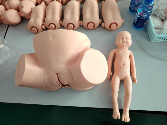 Medical Obstetric Training Model, Dystocia Delivery Practice Simulator with Full-term Infant Model