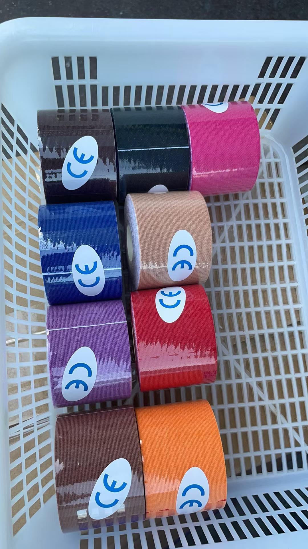 Kinesiology Tape Sports Therapy: Waterproof Elastic Muscle Support Tape for Athletes, Pain Relief & Injury Recovery