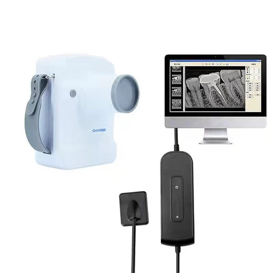Portable Dental X-Ray Machine with Digital RVG Sensor, Complete Dental Radiography Imaging System
