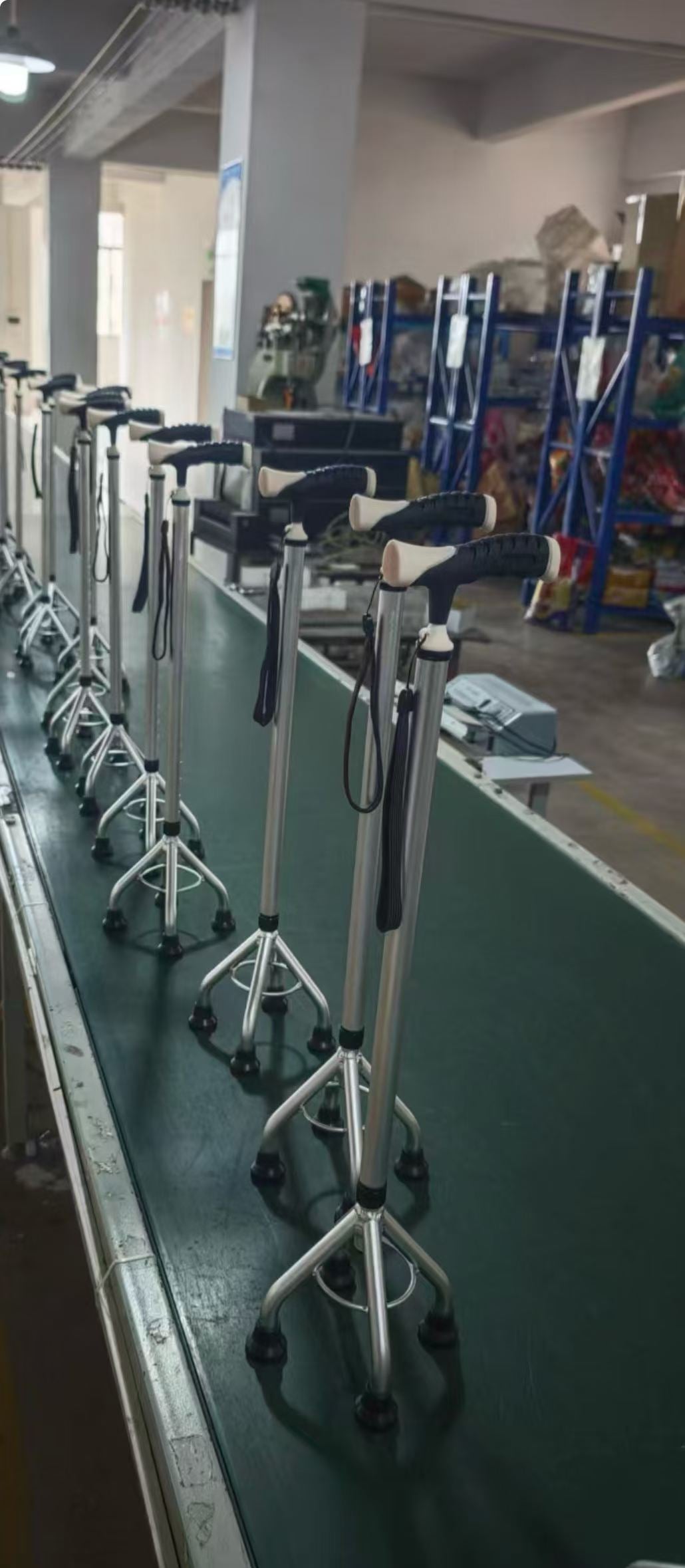 Full Aluminum Alloy Quad Cane