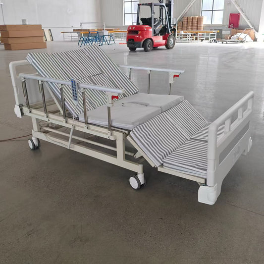 Electric Auto Turn Over Hospital Bed with Side Rails