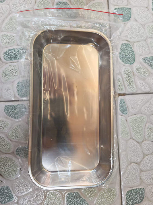 Reusable Stainless Steel Dental Instrument Tray, Medical Grade Metal Dental Setup Tray for Dental Clinic, Autoclavable