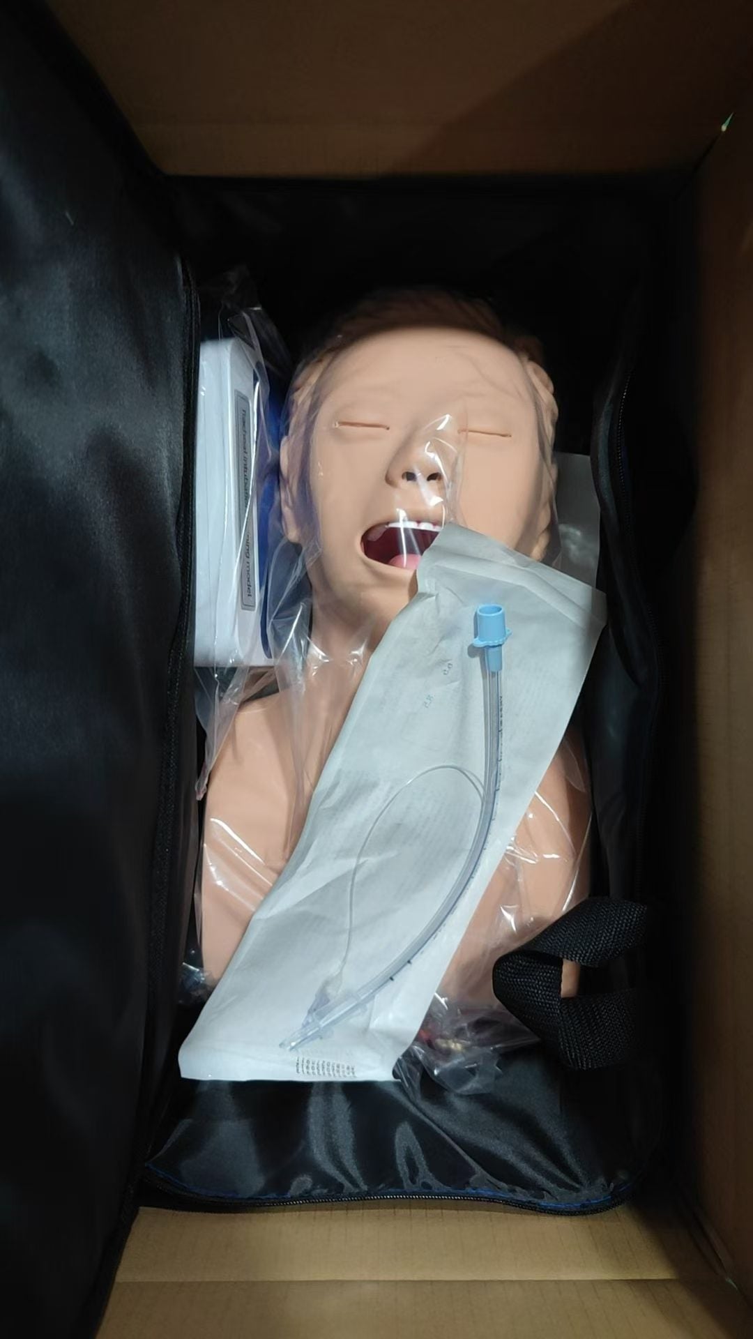 Electronic Tracheal Intubation Training Manikin with Digital Feedback Monitor, Adult Airway Intubation Practice Model for Medical School