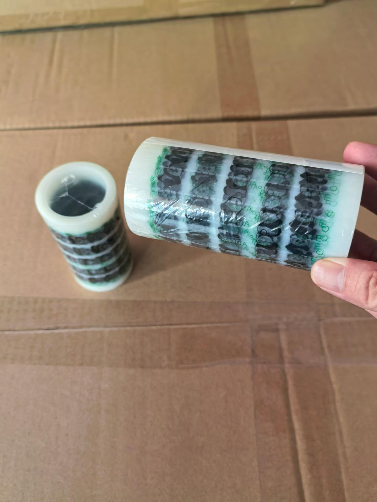 Printed Disposable Barrier Film Roll, Self Adhesive Protective Barrier Film