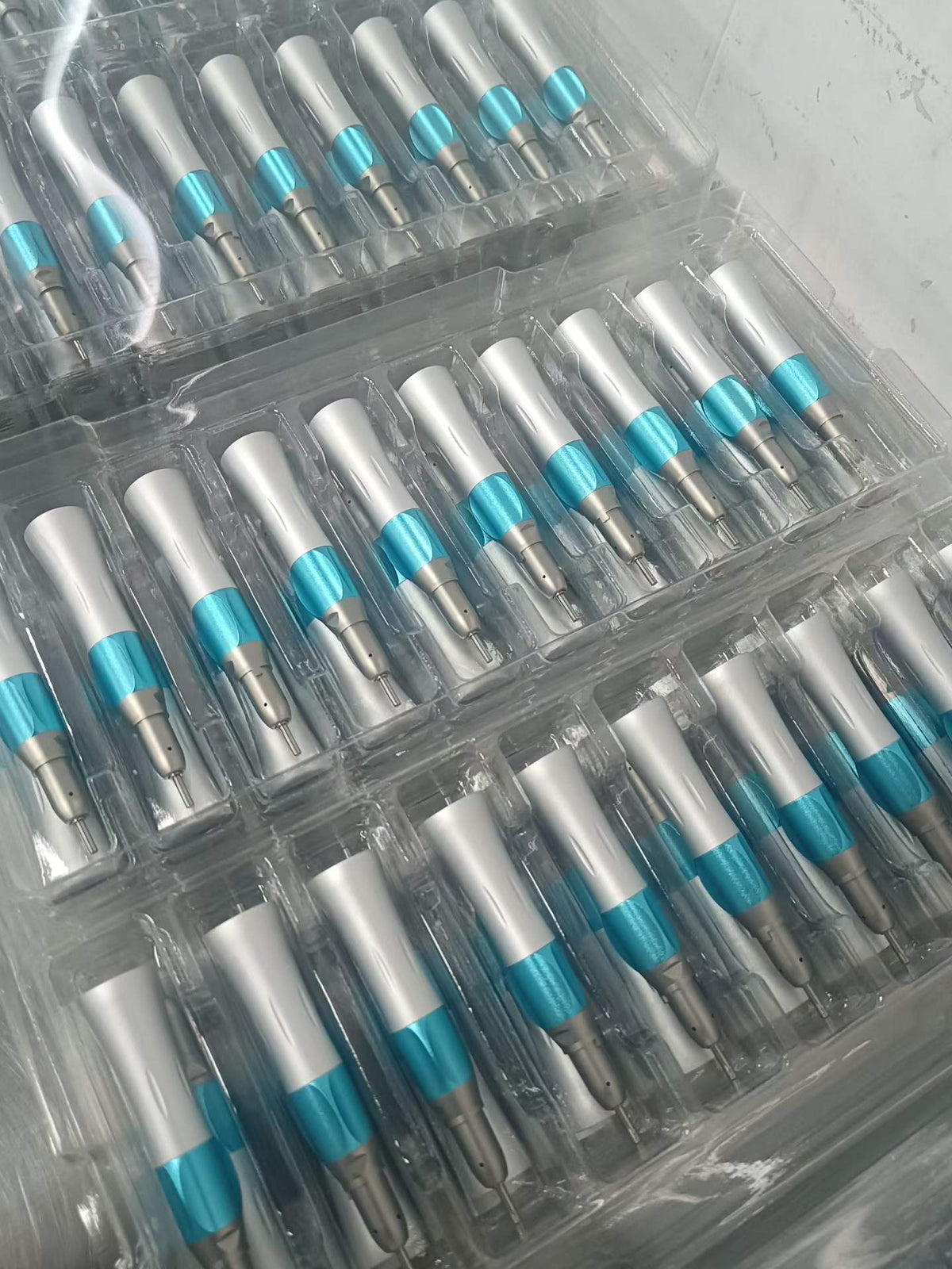 Colorful Dental Low Speed Handpiece Set Purple Air Motor Straight Handpiece for Dental Clinic Lab