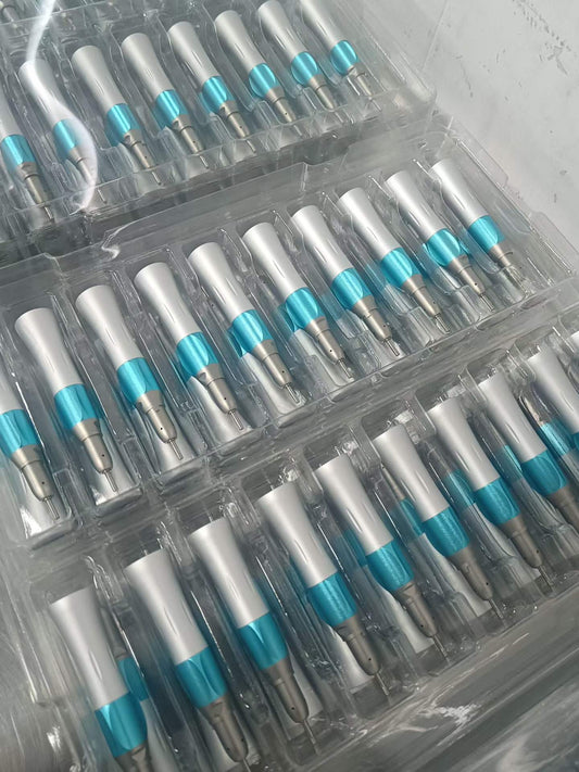 Colorful Dental Low Speed Handpiece Set Purple Air Motor Straight Handpiece for Dental Clinic Lab