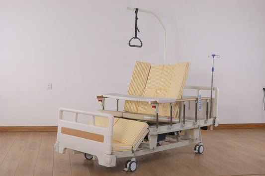 Electric Turning Over Nursing Bed with Overall Lifting Function
