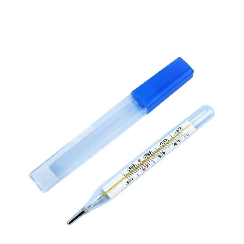 Medical Glass Mercury Clinical Thermometer | Armpit & Oral Use, CE Certified