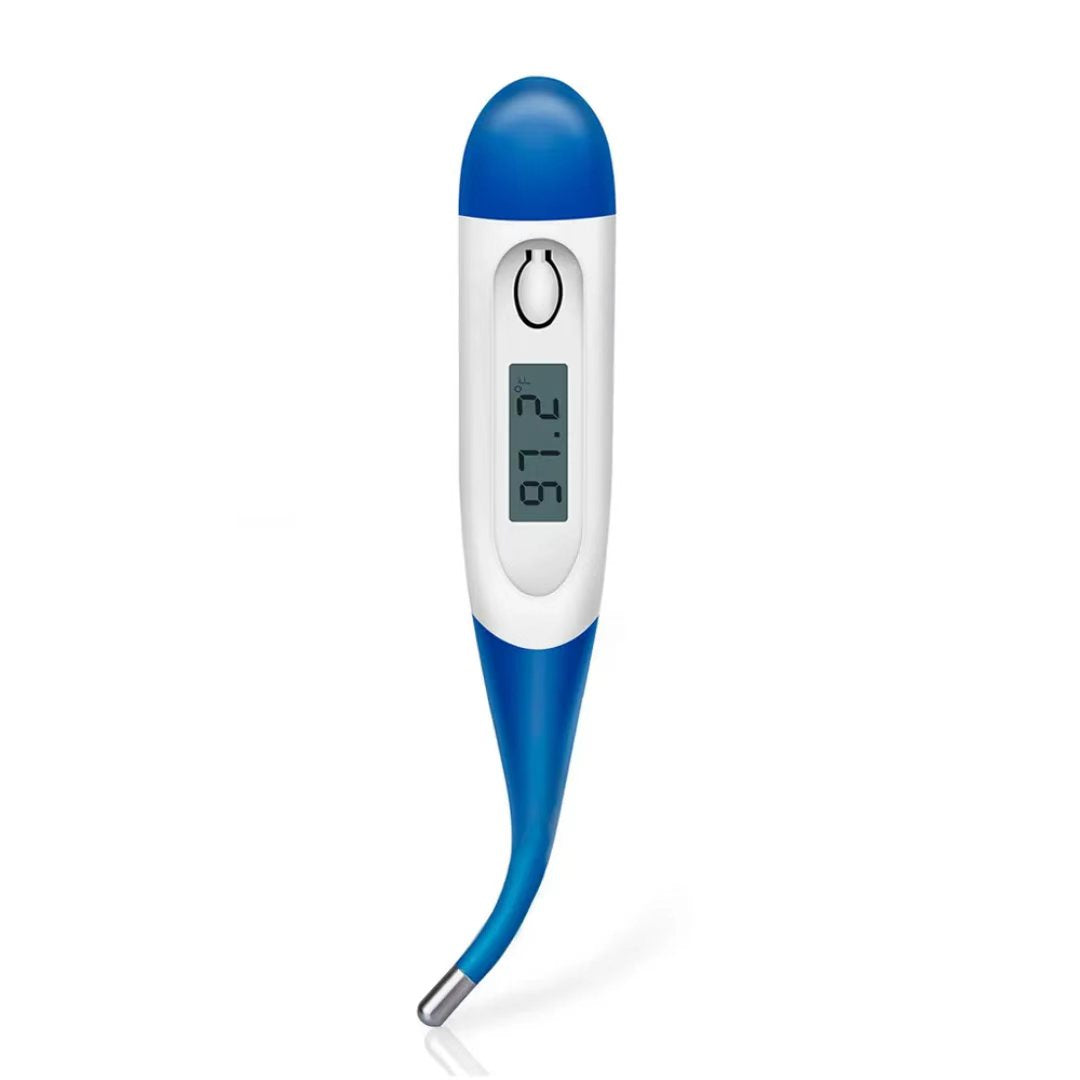 CE Approved Soft Tip Digital Clinical Thermometer for Baby & Adult, Oral/Rectal/Armpit Use
