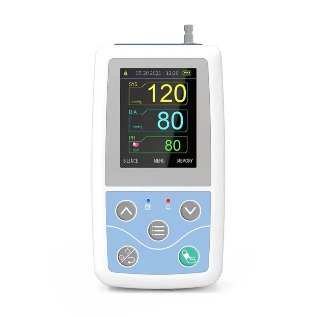 CONTEC ABPM50 Ambulatory Blood Pressure Monitor System 24H NIBP Holter with Adult Cuff & Data Analysis Software
