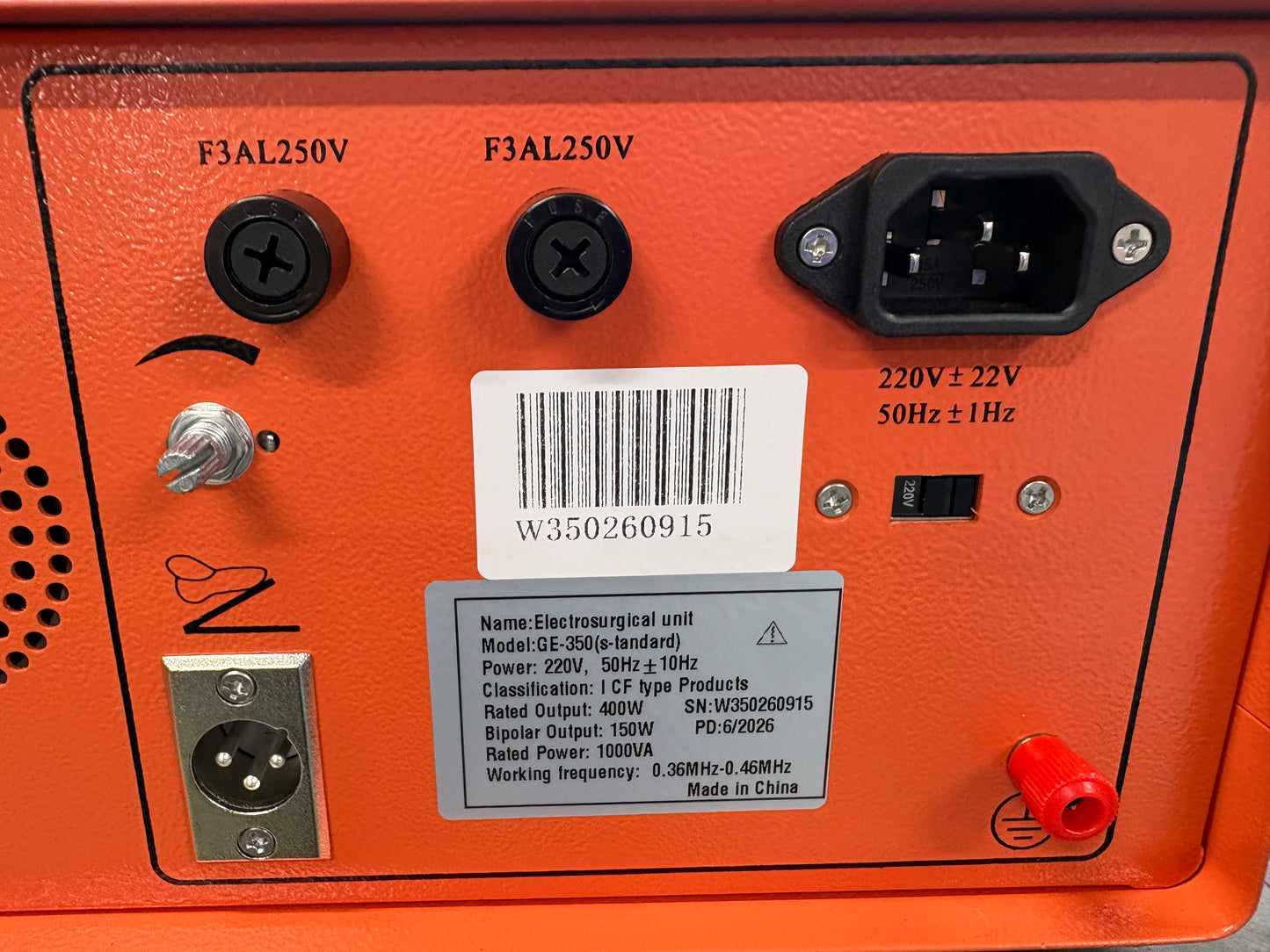 High Frequency Electrosurgical Unit