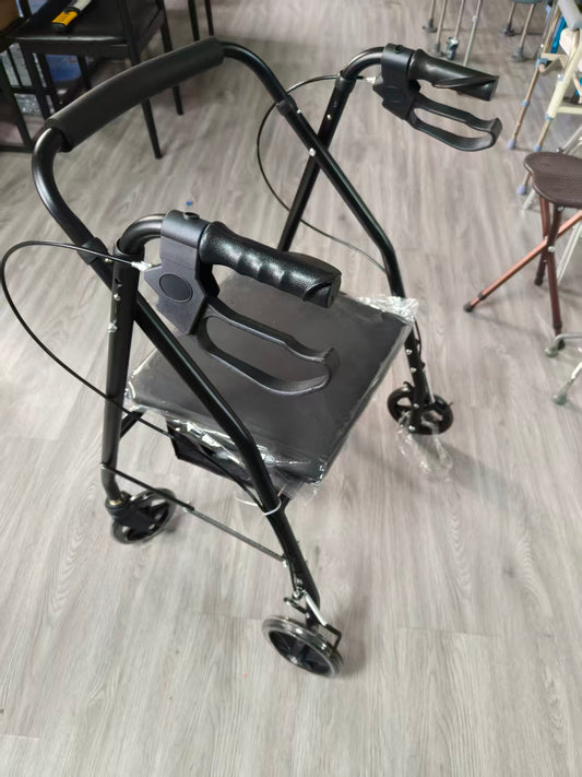 4 Wheel Rollator Walker with Seat