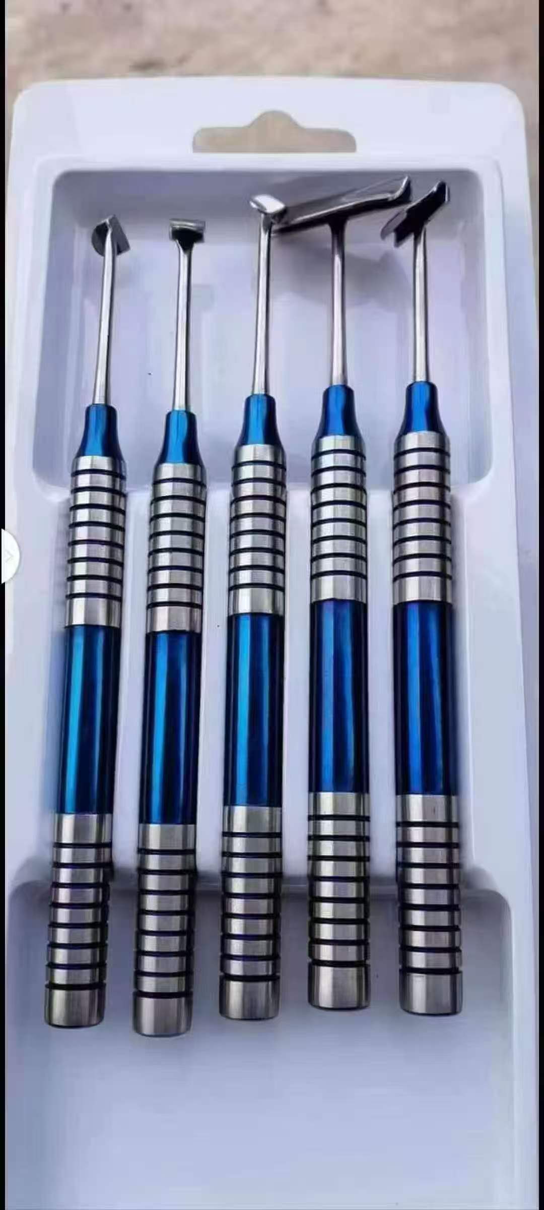 5Pcs Dental Implant Soft Brushing Kit, Periosteal Flap Tension Release Instruments Set